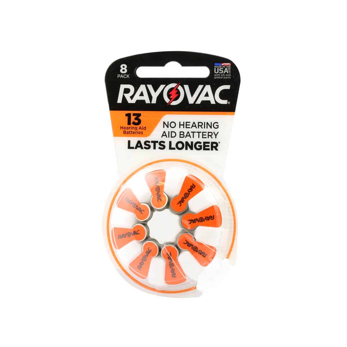 #10 Rayovav Long Lasting Hearing Aid Batteries