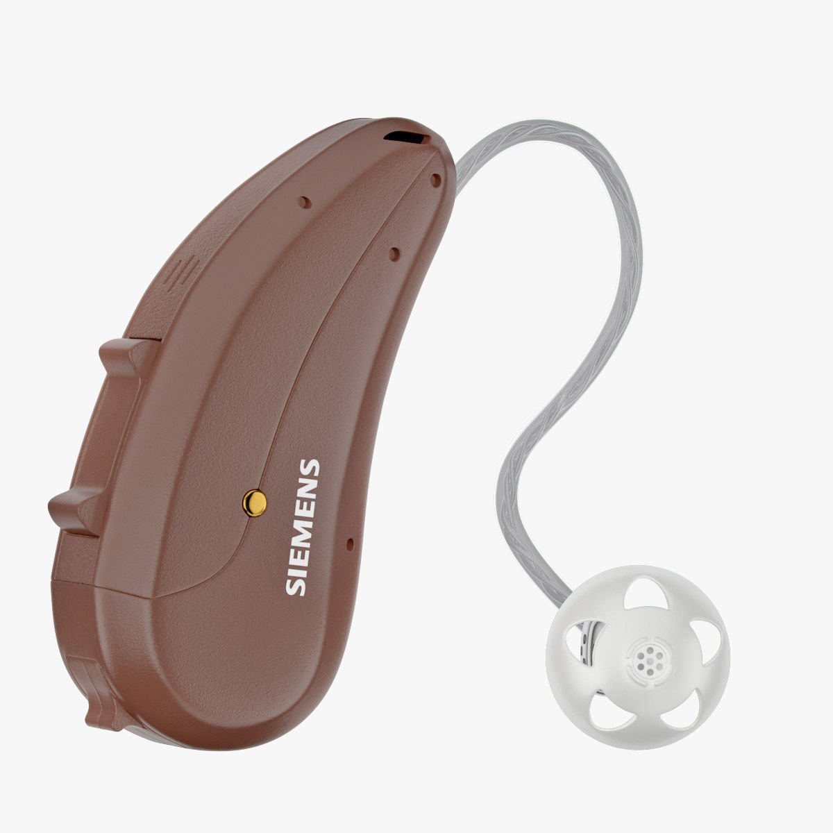 3D model Hearing Aid Brown