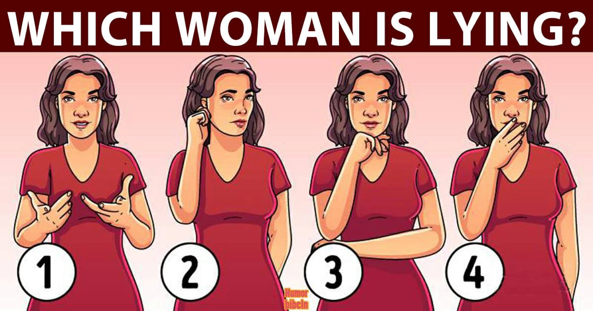Can you read body language: Which woman is lying?