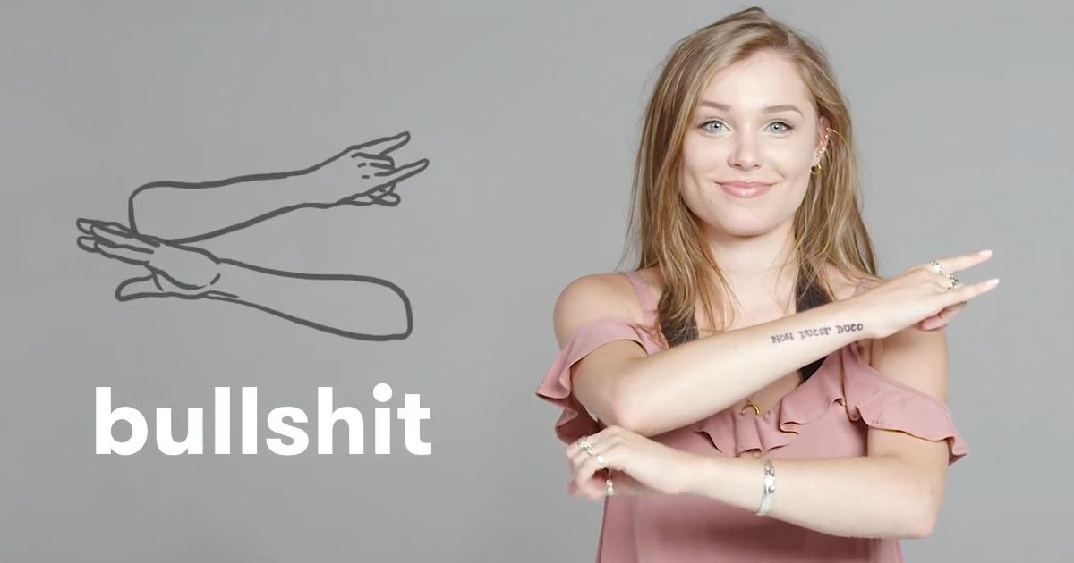 Deaf People Teach How To Swear In Sign Language And It