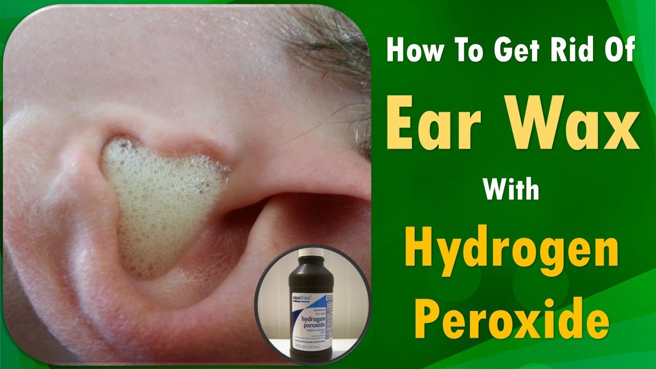 Draining Ear With Hydrogen Peroxide