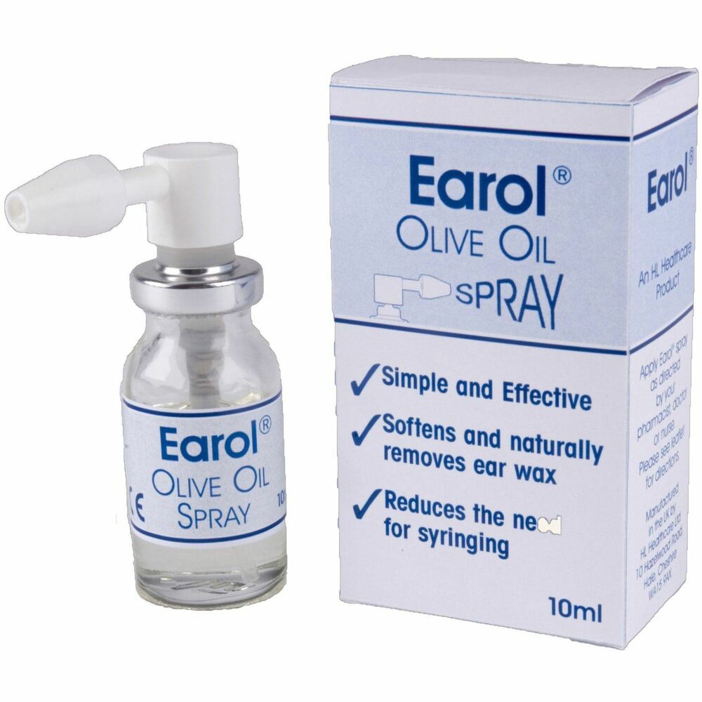 Earol Olive Oil Ear Wax Removal Spray Kits Blockages ...