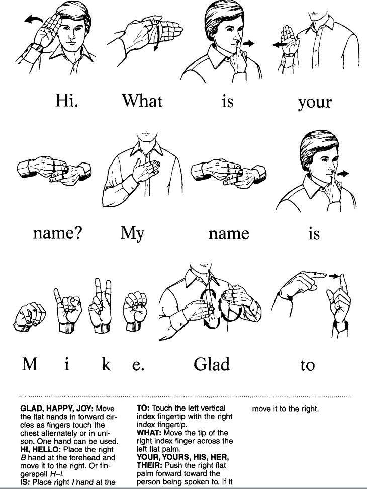 ESL (English as a Second Language) and ASL (American Sign Language ...