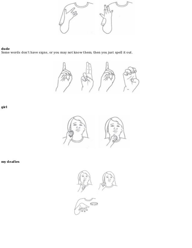 Funny Words In Sign Language