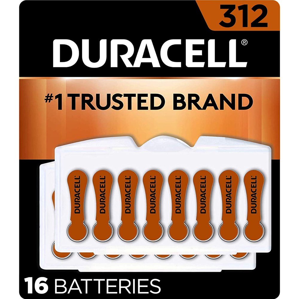 Hearing Aid Batteries Size 312 (brown)