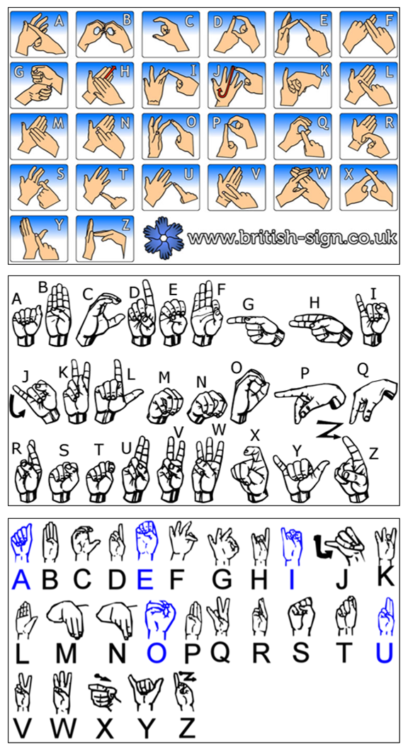 How many different versions of sign language are there for ...