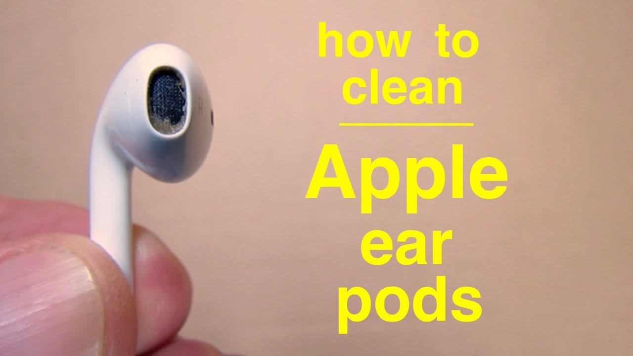 How to clean Apple EarPods or AirPods ( properly ! )