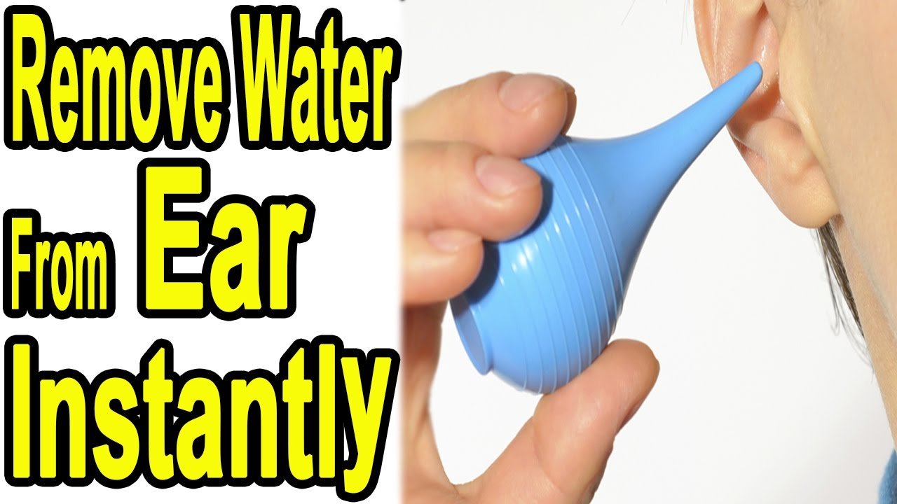 How to Remove Water from Ears.