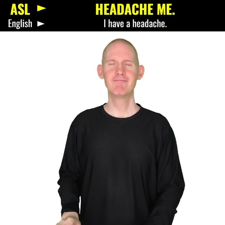 How to say, âI have a headache.â?