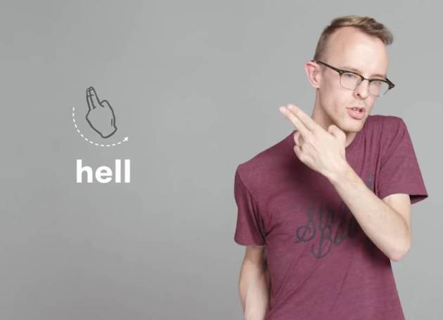 How to swear in sign language: Just FYI, not for practice