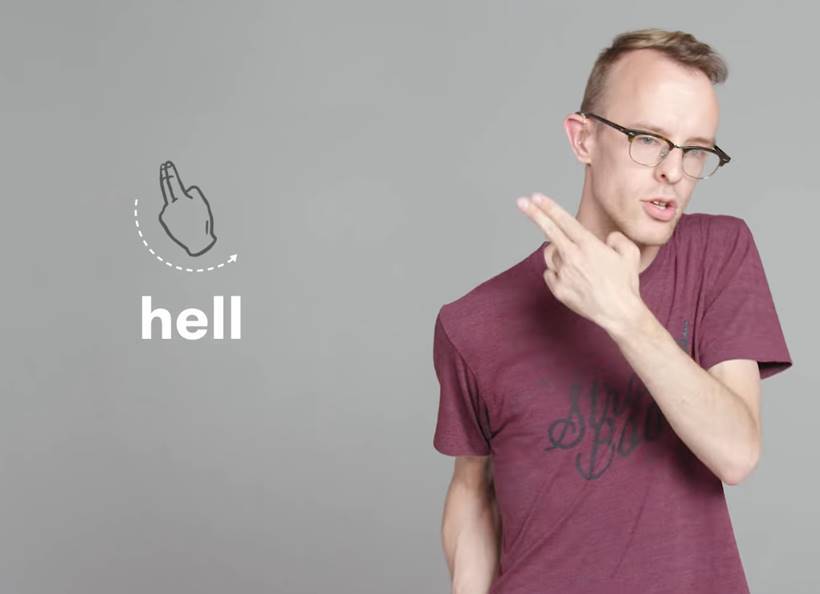How to swear in sign language: Just FYI, not for practice ...