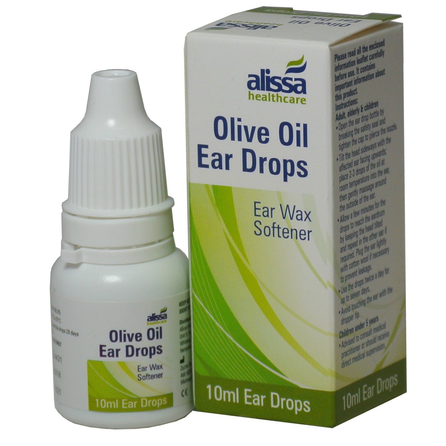 Olive Oil Ear Drops Softens Removes Ear Wax