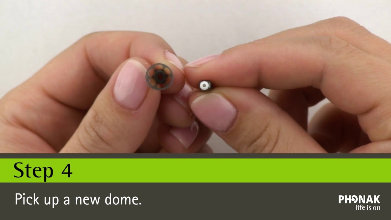 Phonak How To Replace The Dome On Your Hearing Aid