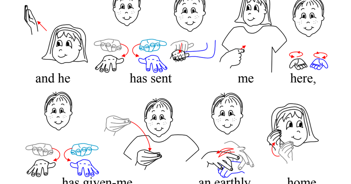 Sign Language for I Am a Child of God.pdf
