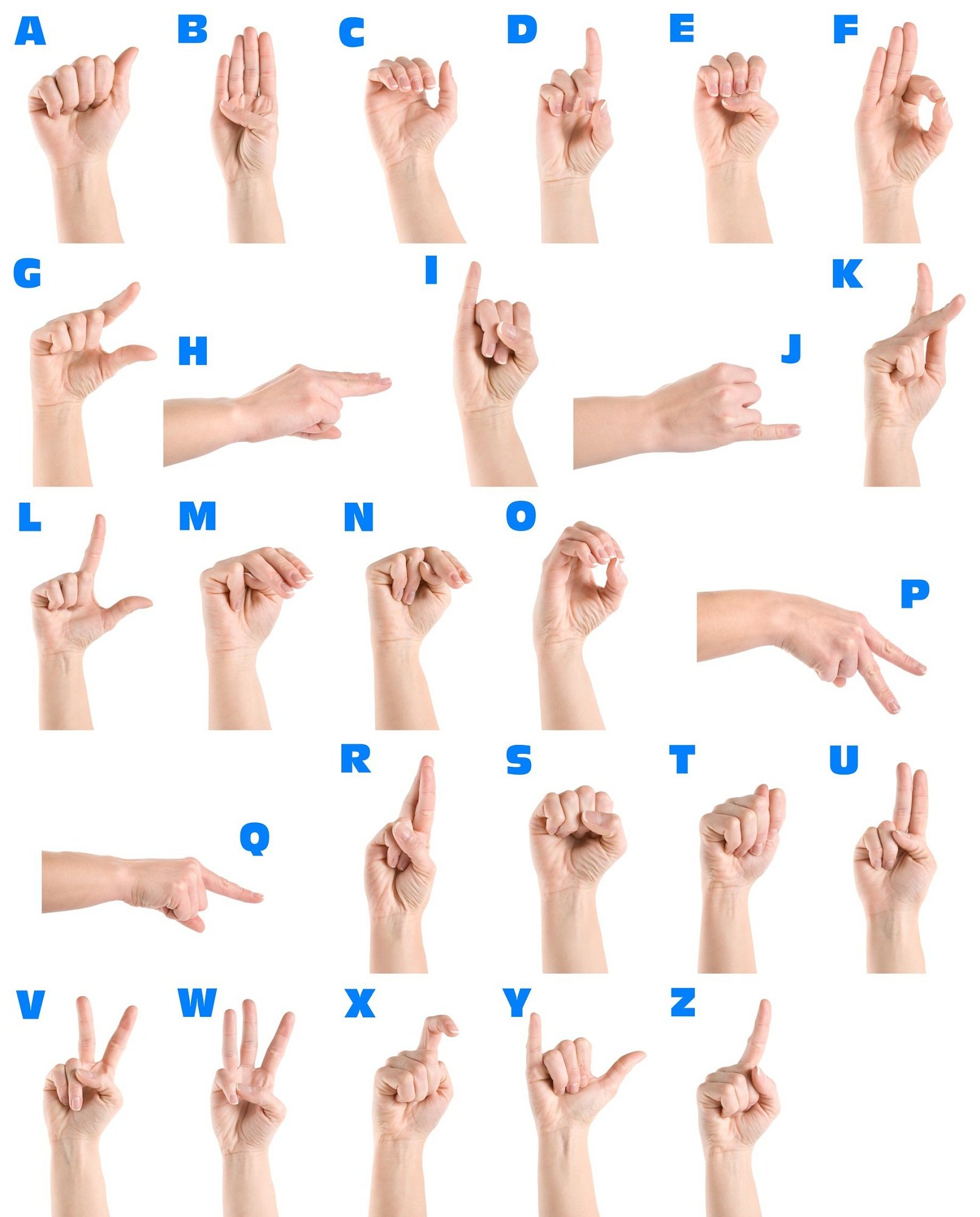 Sign Language Images Printable
