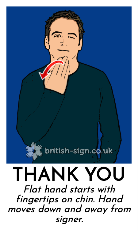 Thank You in British Sign Language (BSL)