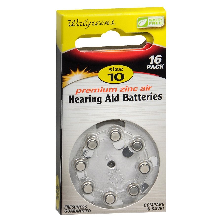 Walgreens Hearing Aid Batteries 10