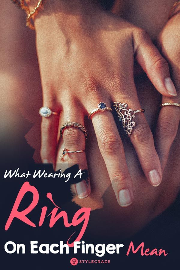What Does Wearing Rings On Each Finger Actually Mean? in ...